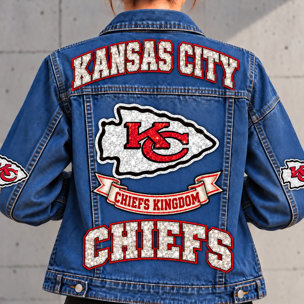 Kansas City Chiefs Women’s Denim Jacket