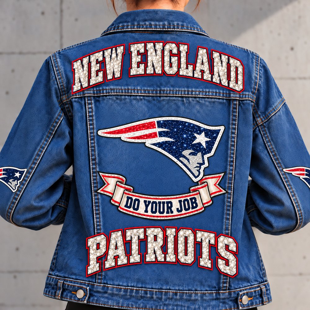 New England Patriots Women’s Denim Jacket