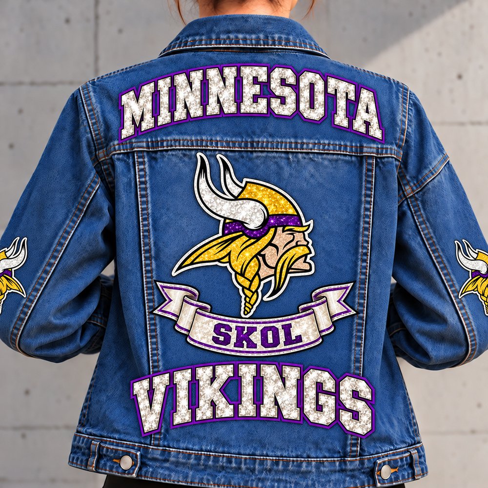 Minnesota Vikings Women’s Denim Jacket