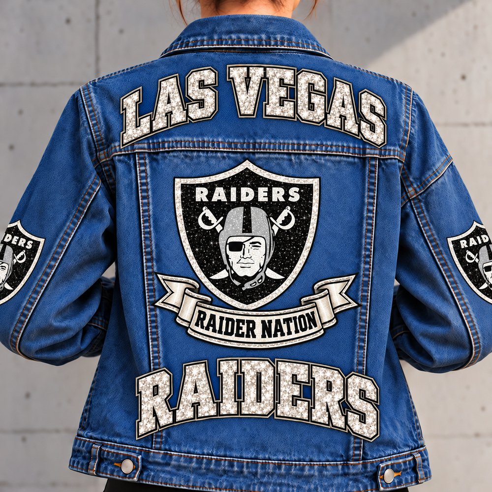 Las Vegas Raiders Women’s Denim Jacket