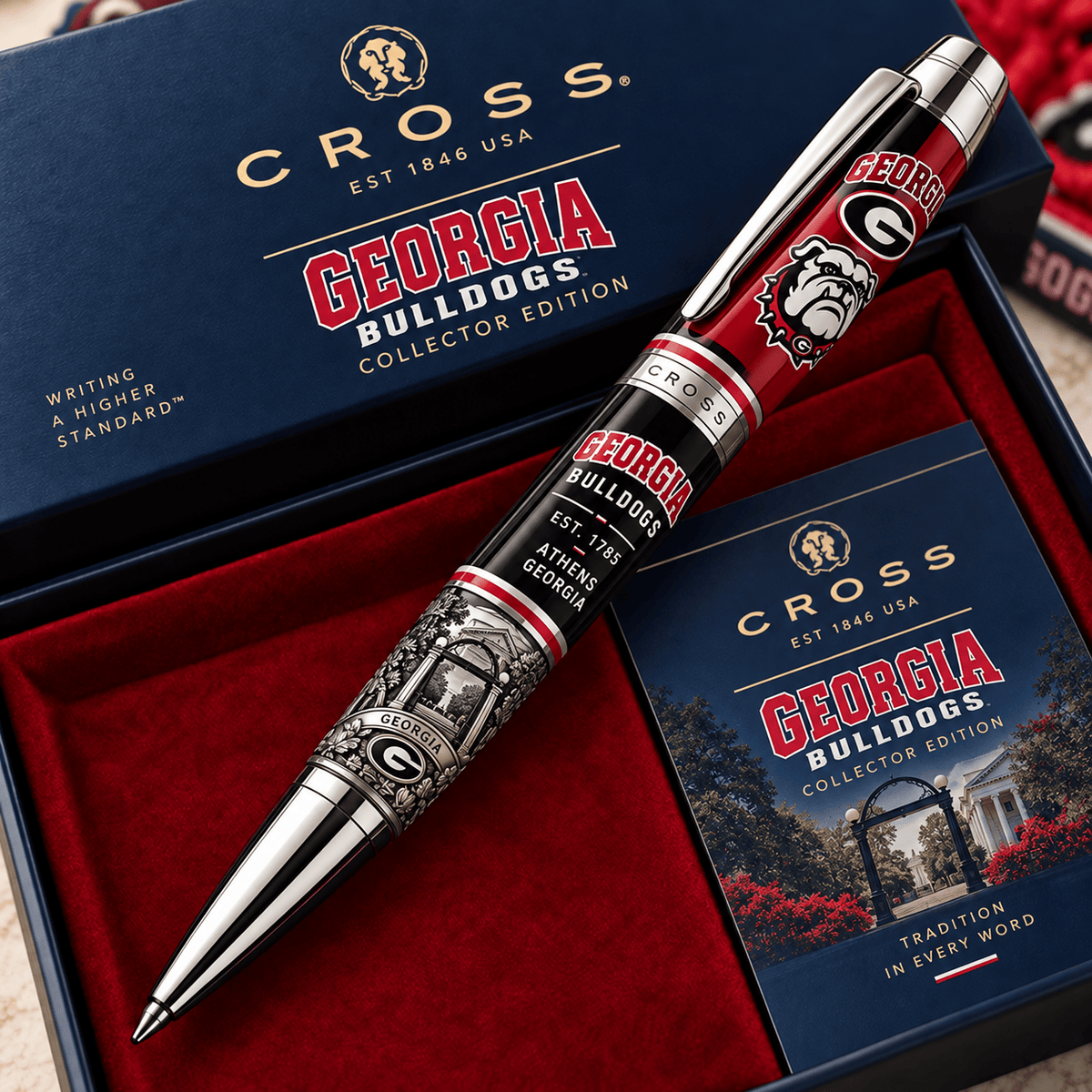Georgia Bulldogs NCAA Football Collector Edition BallPoint Pen Gift Set
