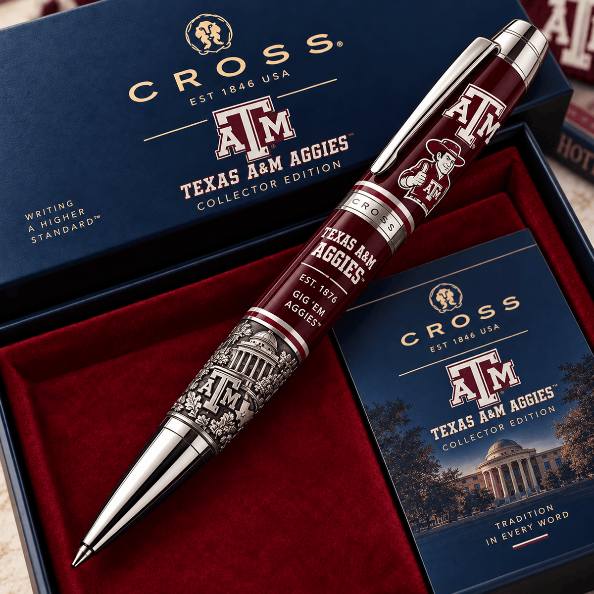 Texas A&M Aggies NCAA Football Collector Edition BallPoint Pen Gift Set
