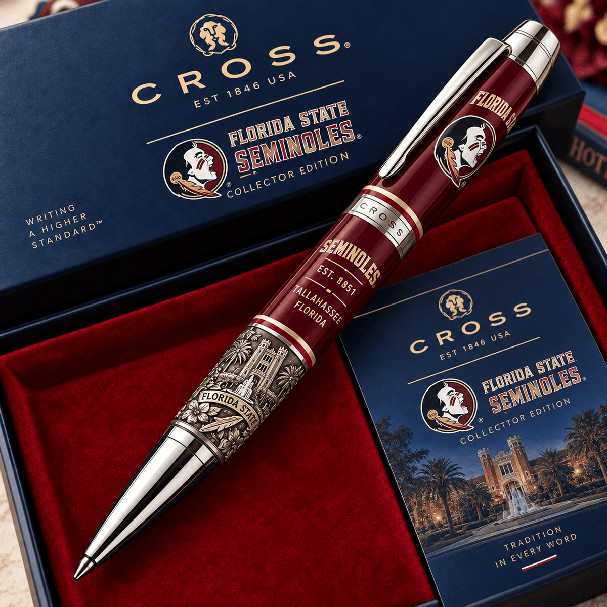 Florida State Seminoles NCAA Football Collector Edition BallPoint Pen Gift Set