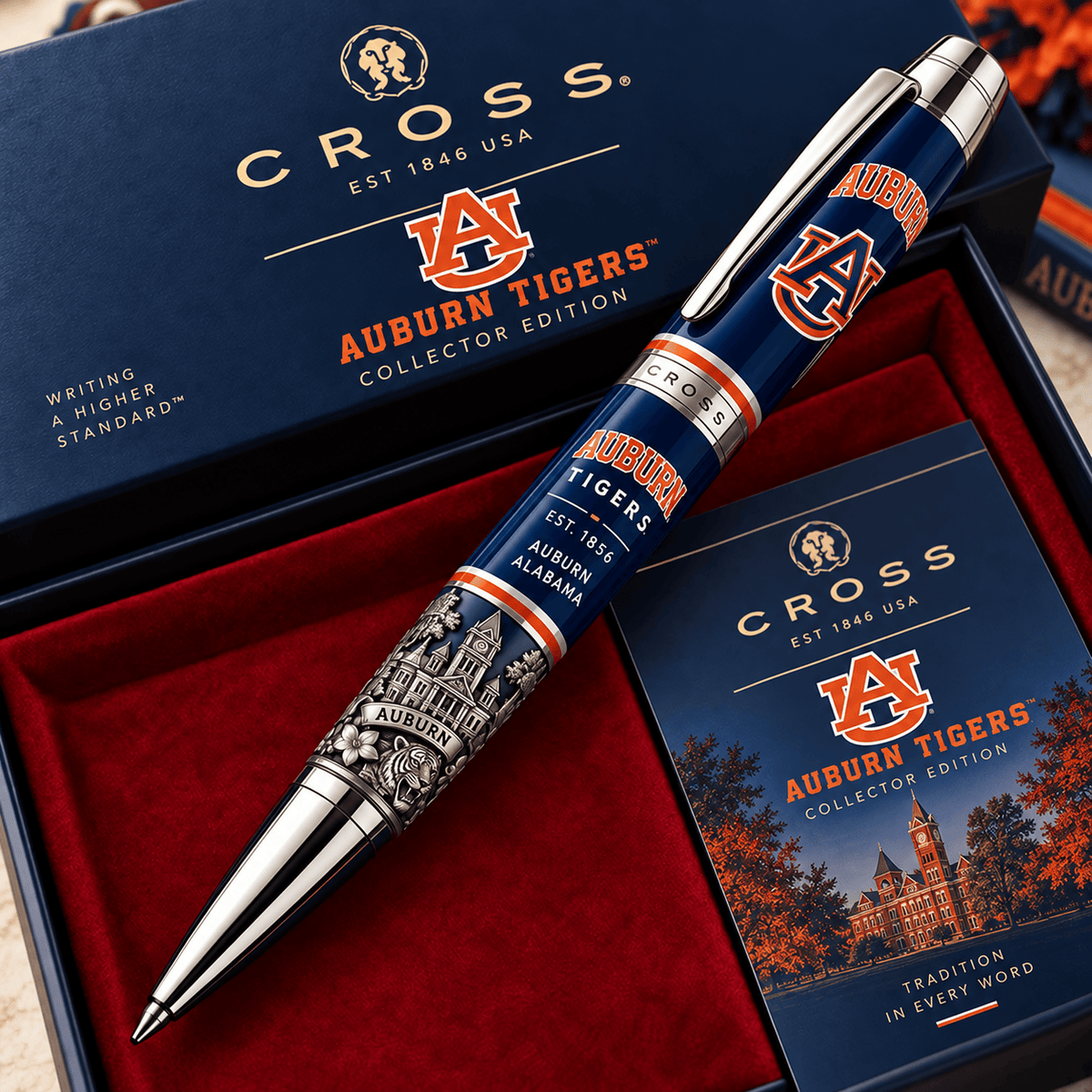 Auburn Tigers NCAA Football Collector Edition BallPoint Pen Gift Set