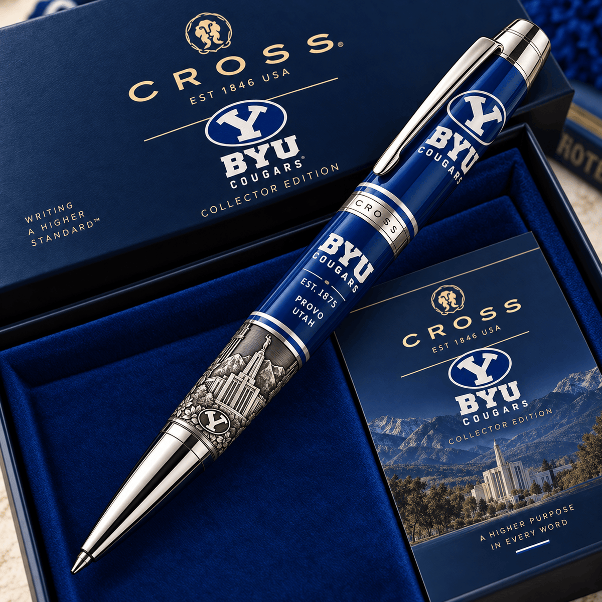 BYU Cougars NCAA Football Collector Edition BallPoint Pen Gift Set