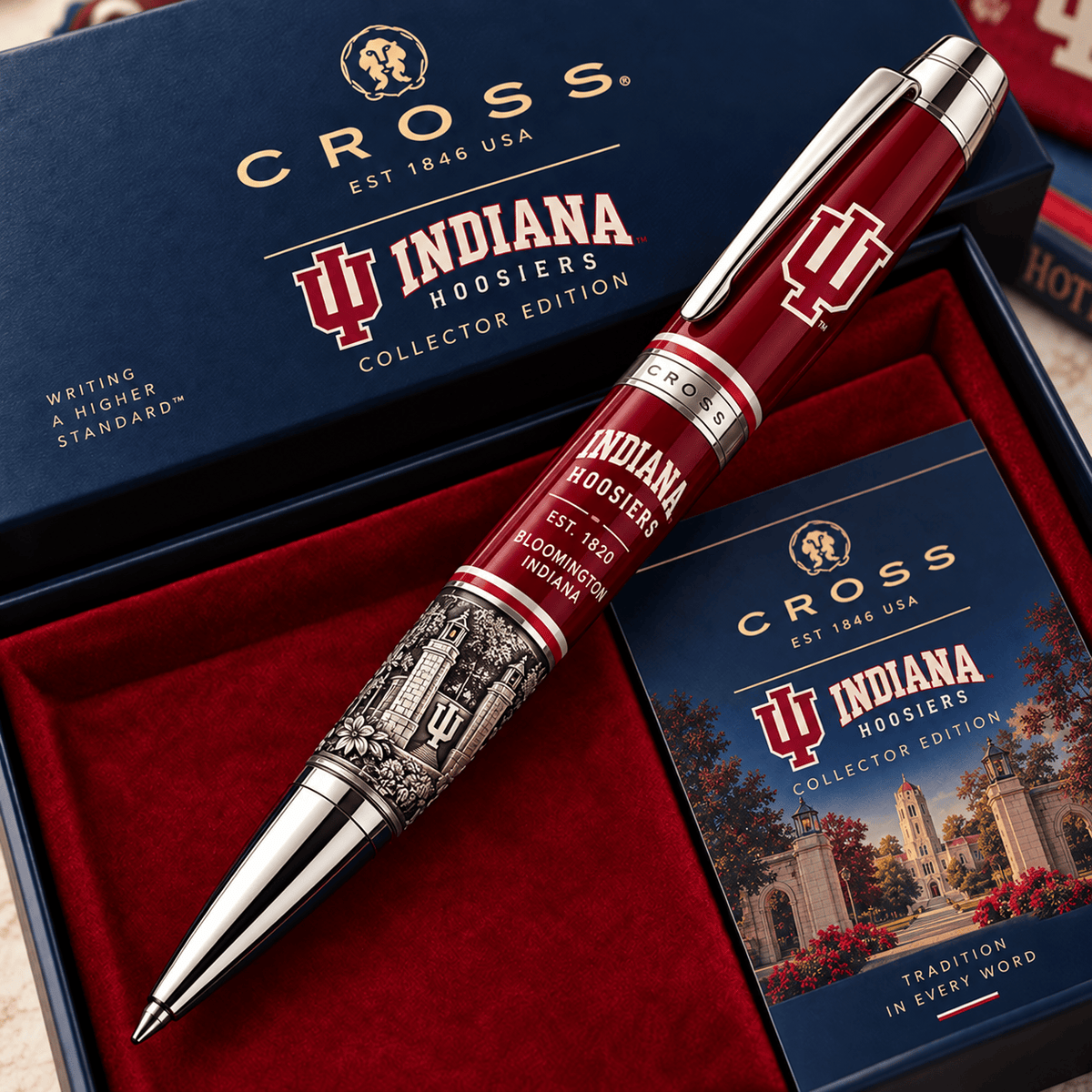 Indiana Hoosiers NCAA Football Collector Edition BallPoint Pen Gift Set