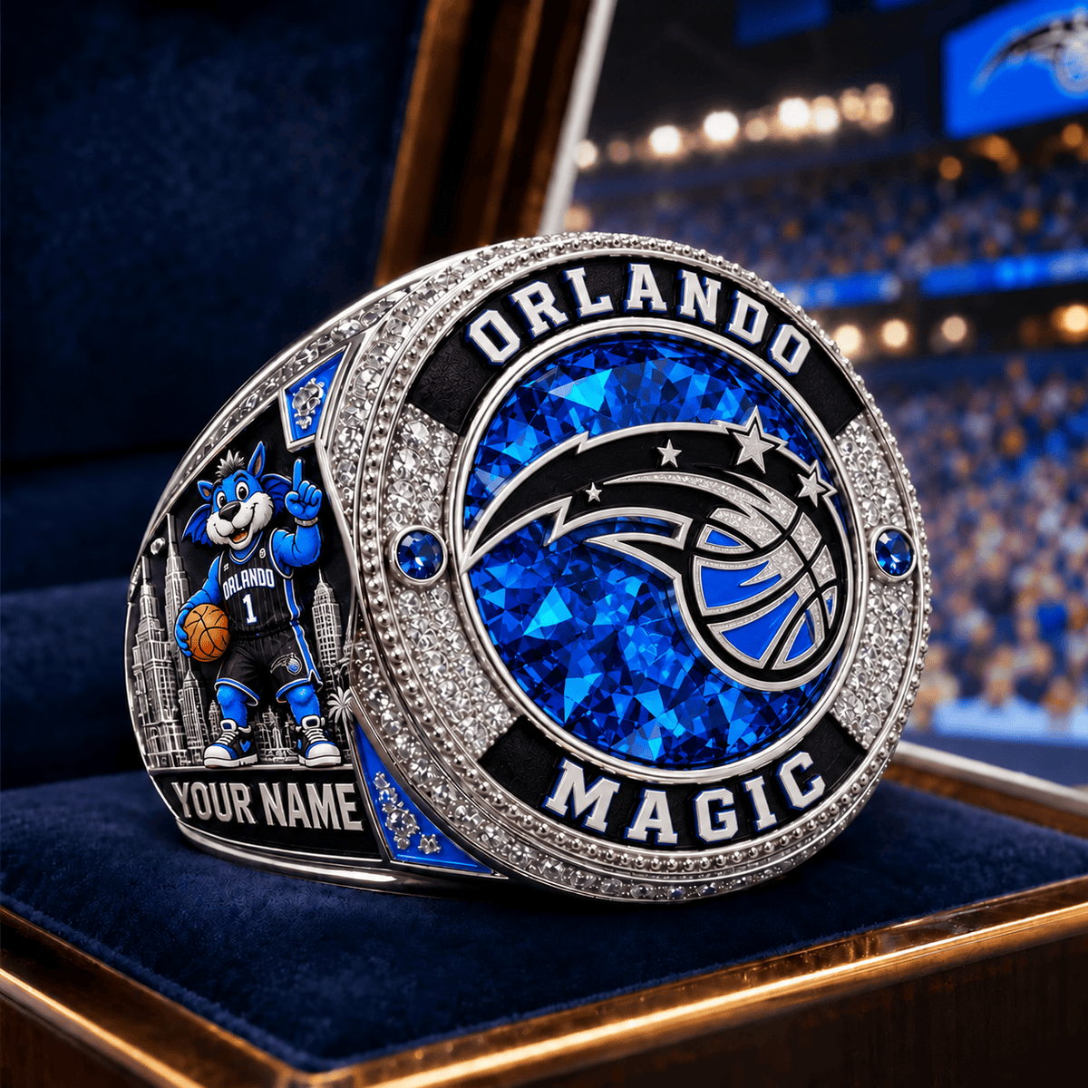 Orlando Magic NBA Personalized Name 3D Ring For Fan