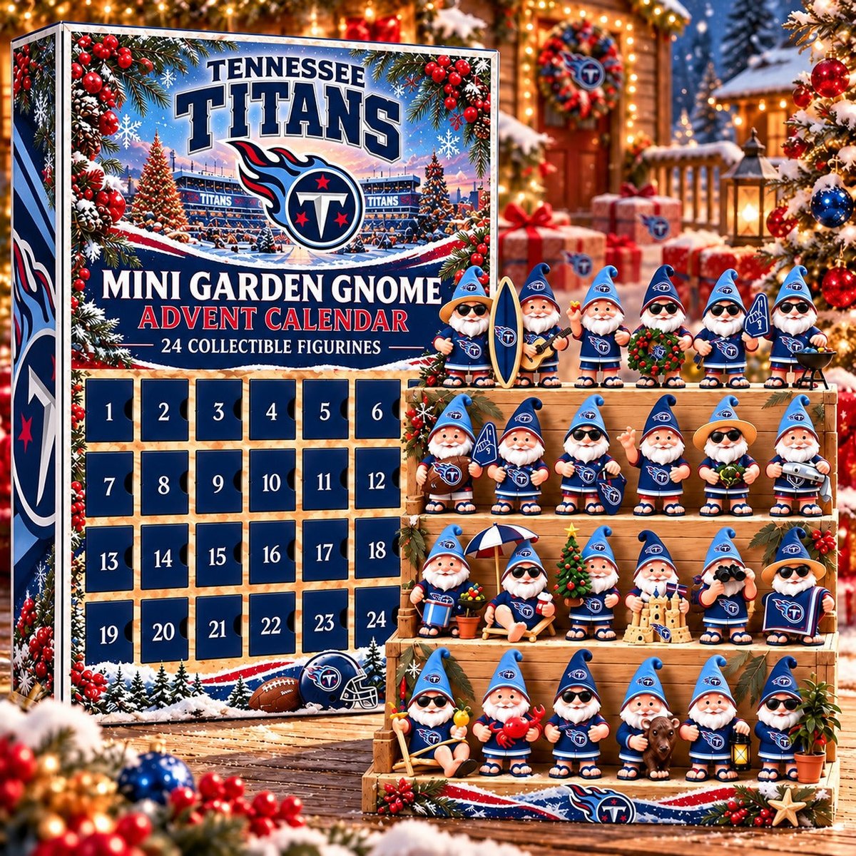 TT x NFL Mini Garden Gnome Advent Calendar
