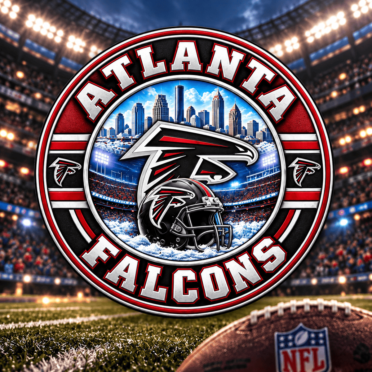 Atlanta Falcons NFL Football Team Collectible Coin