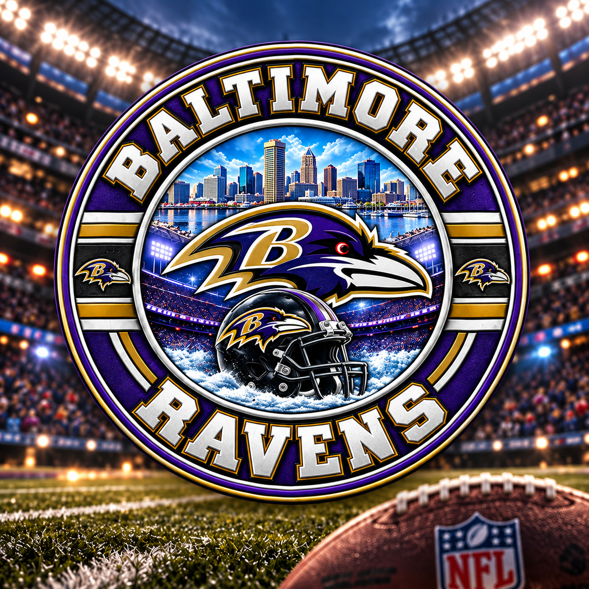 Baltimore Ravens NFL Football Team Collectible Coin