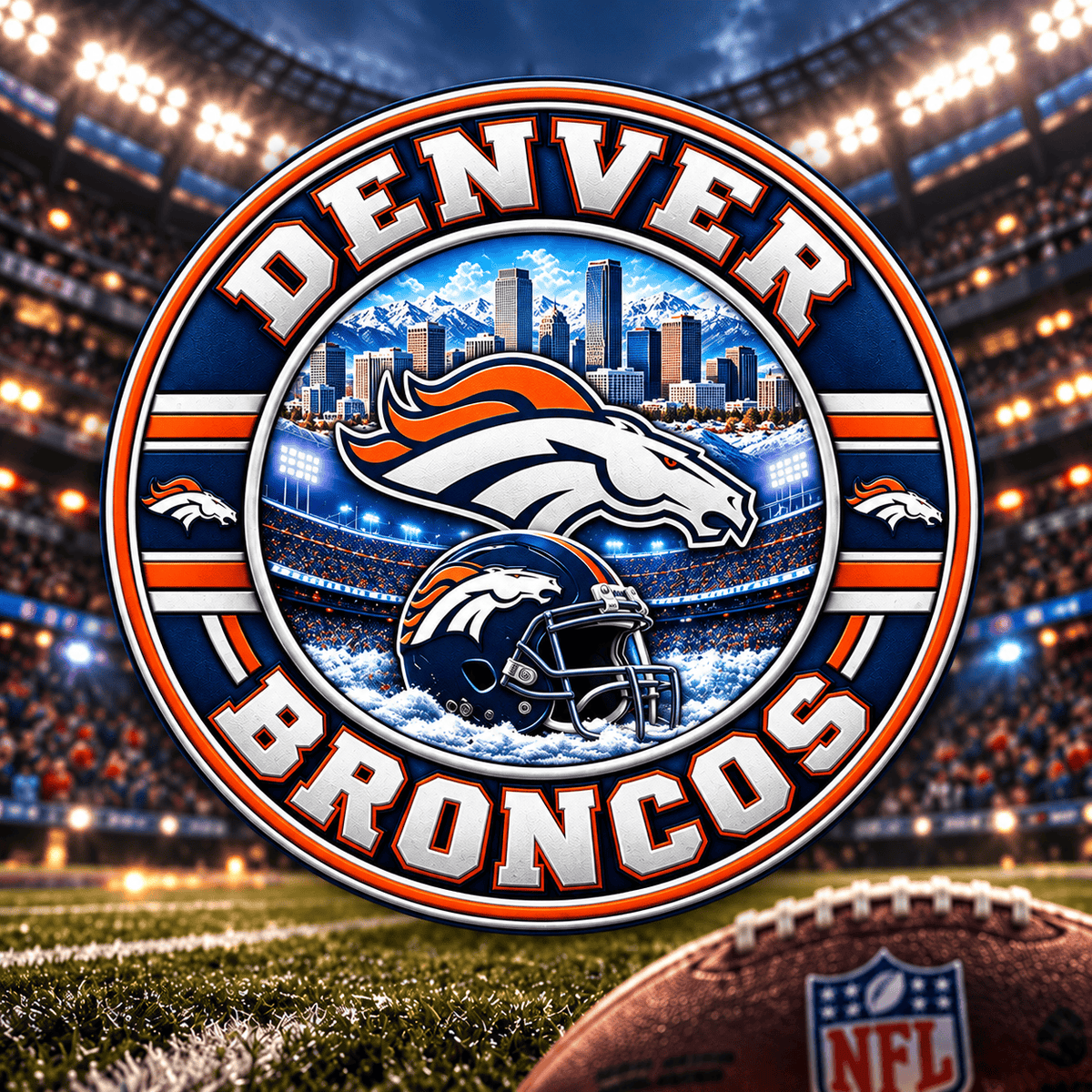 Denver Broncos NFL Football Team Collectible Coin