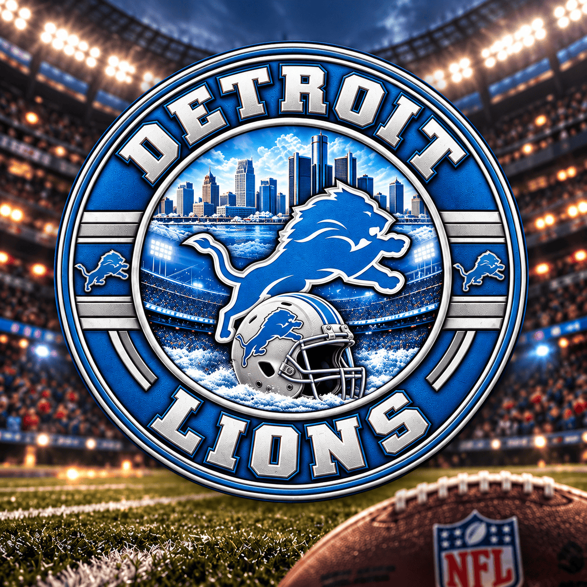 Detroit Lions NFL Football Team Collectible Coin