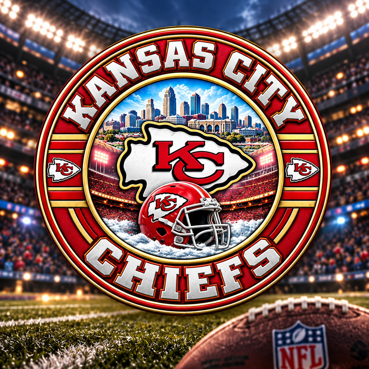 Kansas City Chiefs NFL Football Team Collectible Coin