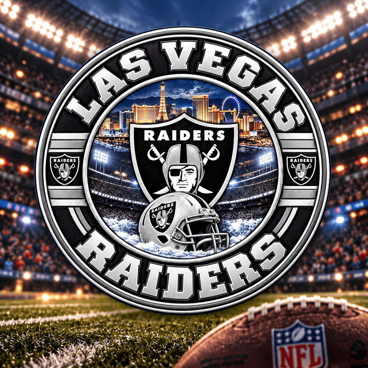 Las Vegas Raiders NFL Football Team Collectible Coin