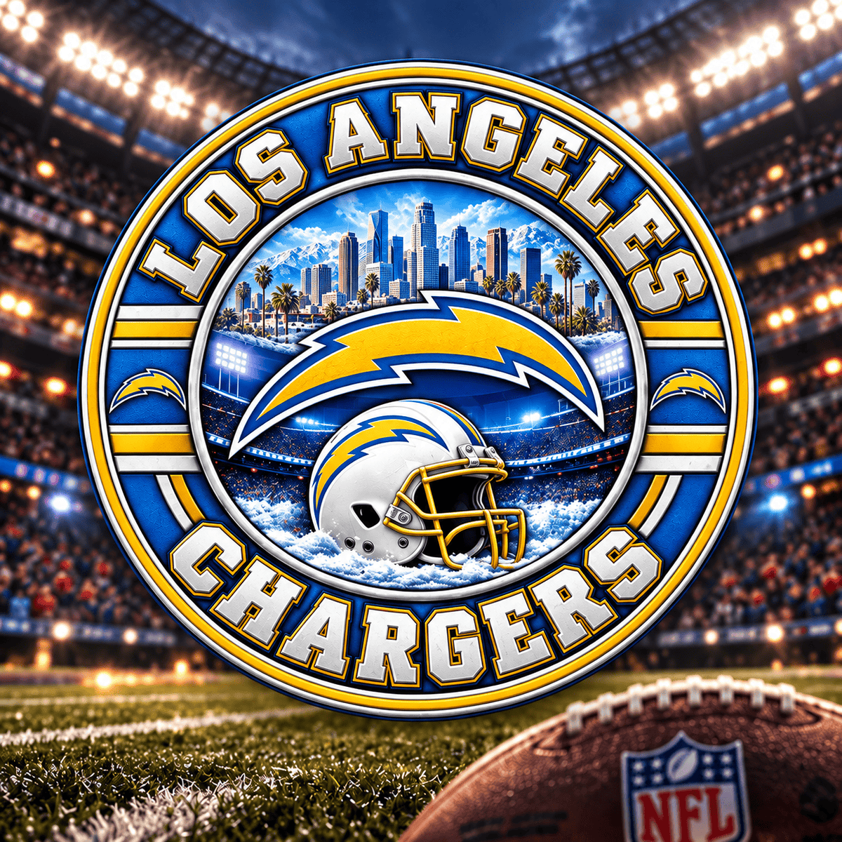 Los Angeles Chargers NFL Football Team Collectible Coin