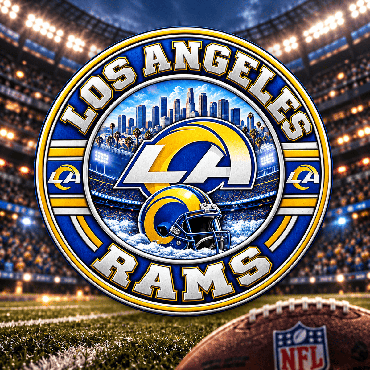Los Angeles Rams NFL Football Team Collectible Coin