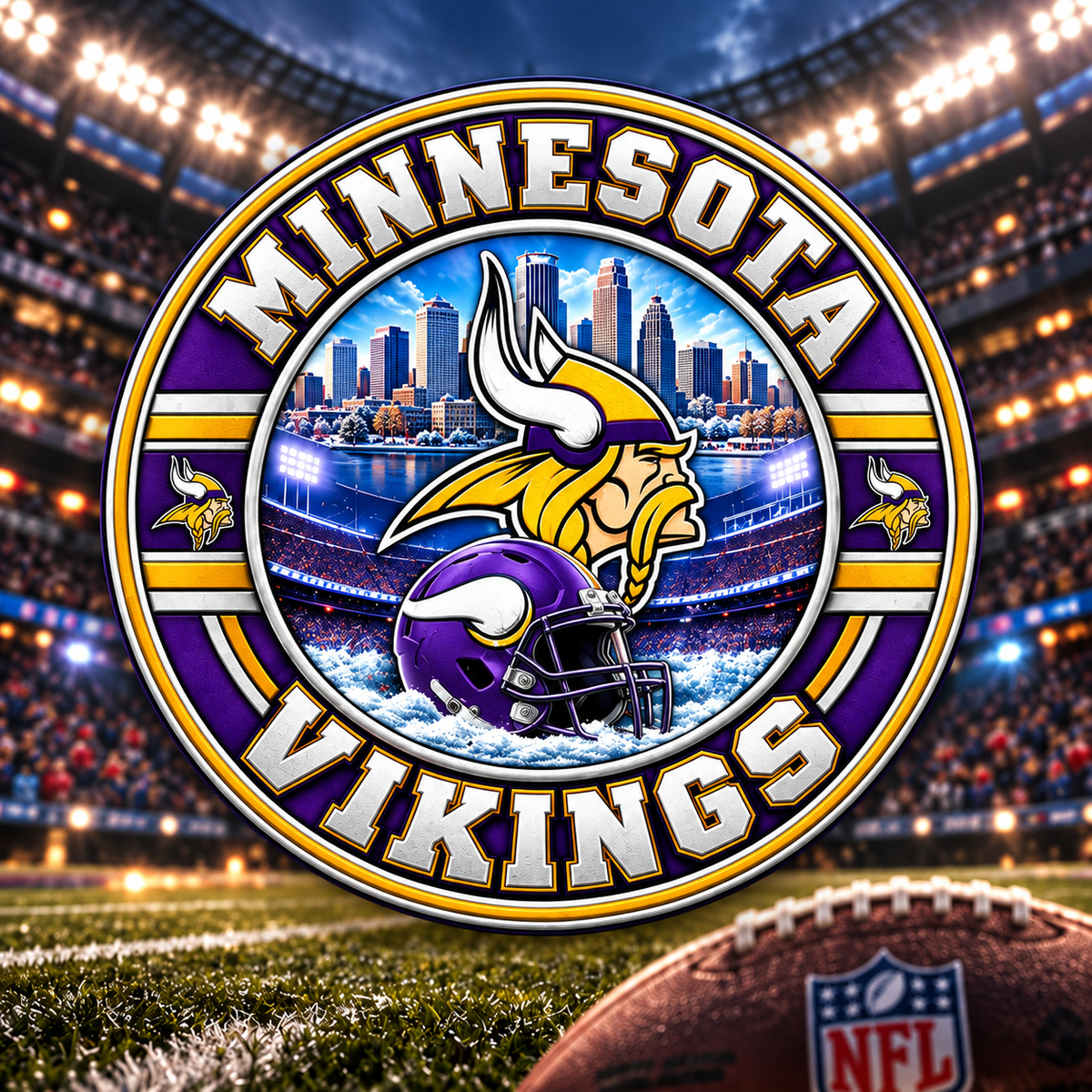 Minnesota Vikings NFL Football Team Collectible Coin
