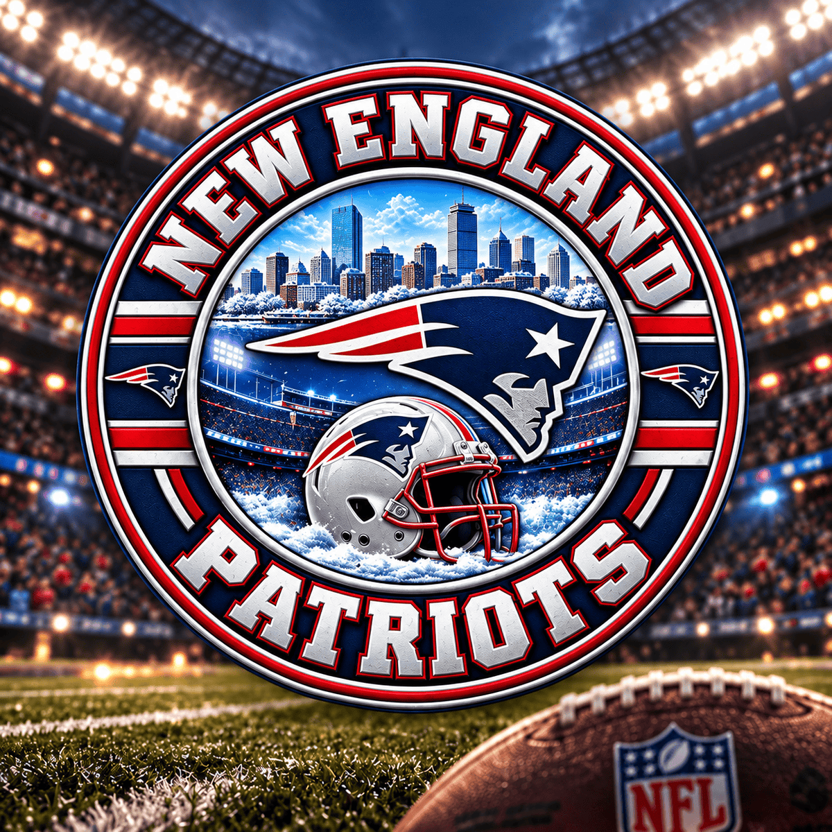 New England Patriots NFL Football Team Collectible Coin