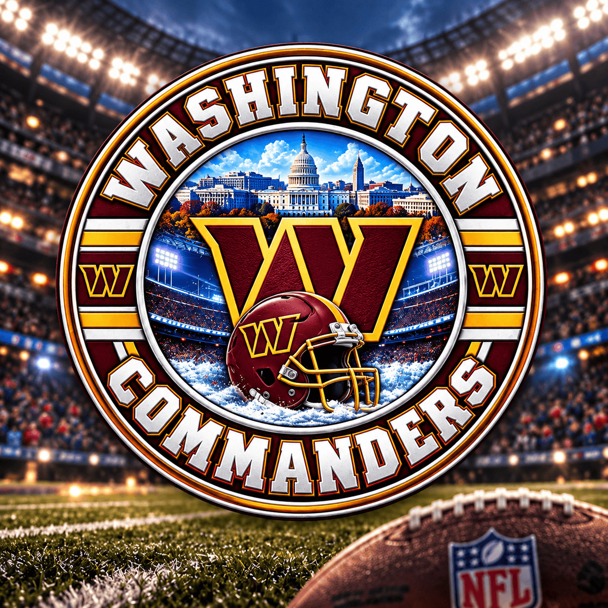 Washington Commanders NFL Football Team Collectible Coin