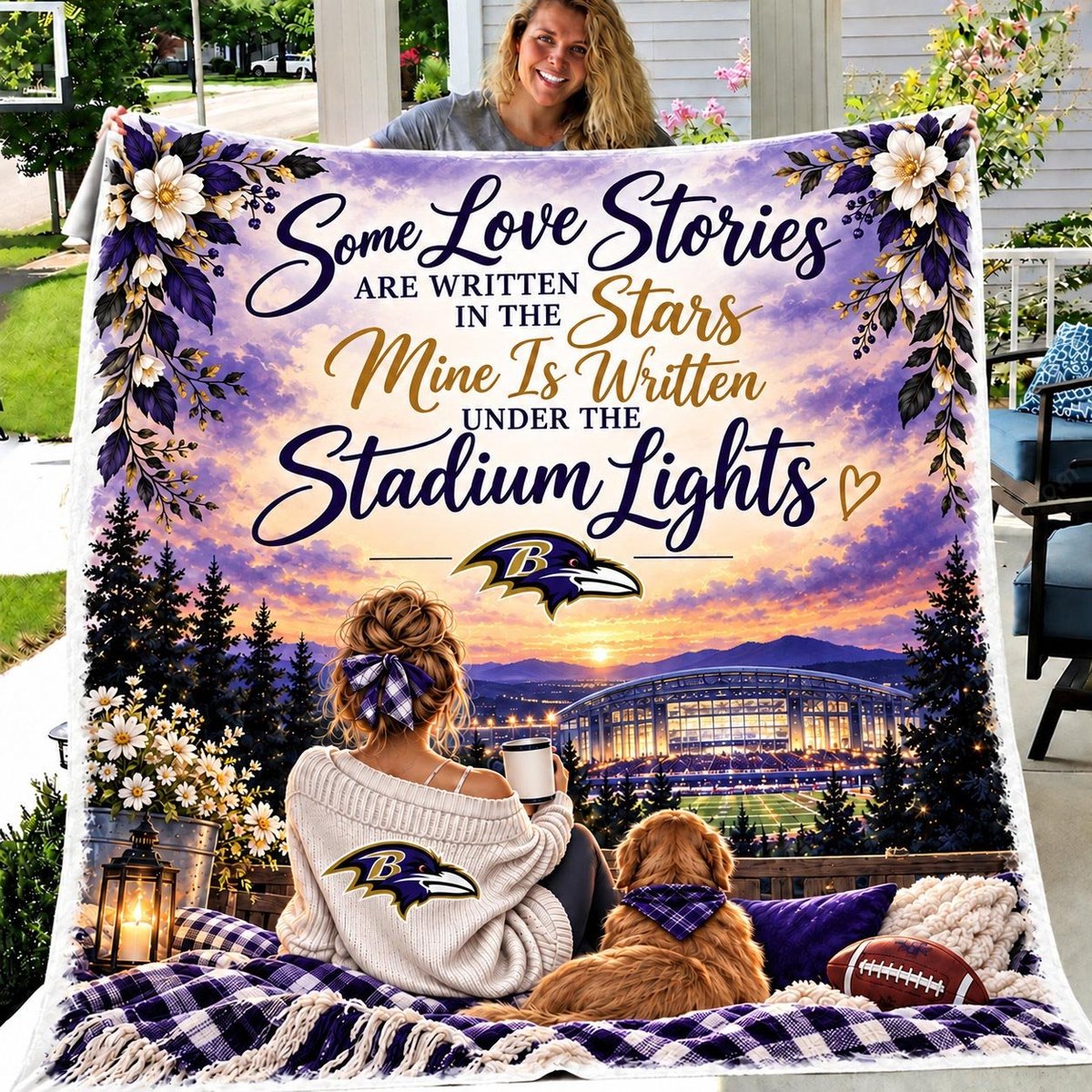 Baltimore Ravens Blanket Gift For Fan