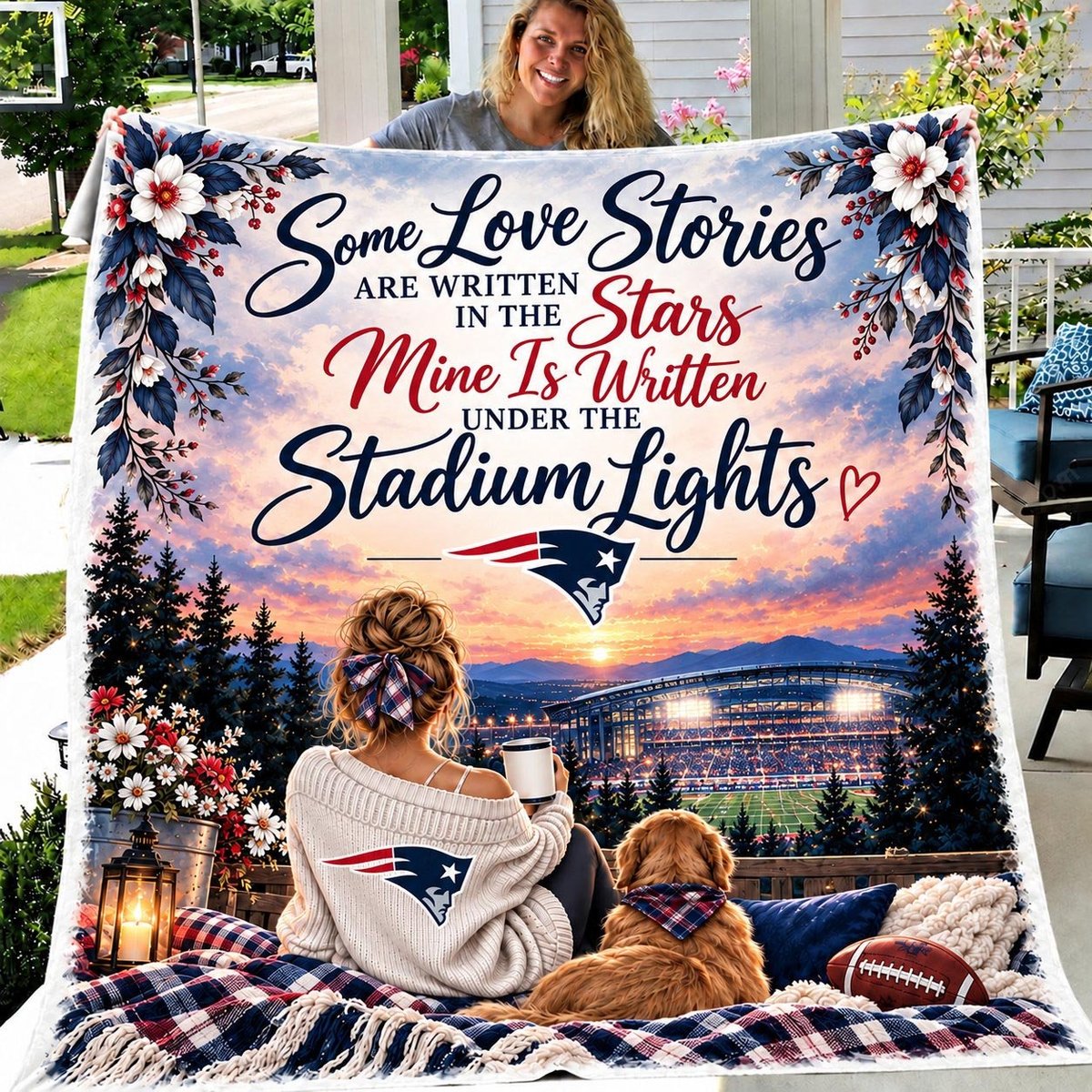 New England Patriots Blanket Gift For Fan