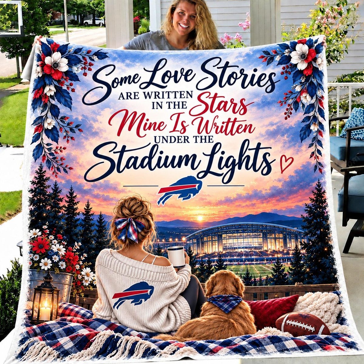 Buffalo Bills Blanket Gift For Fan