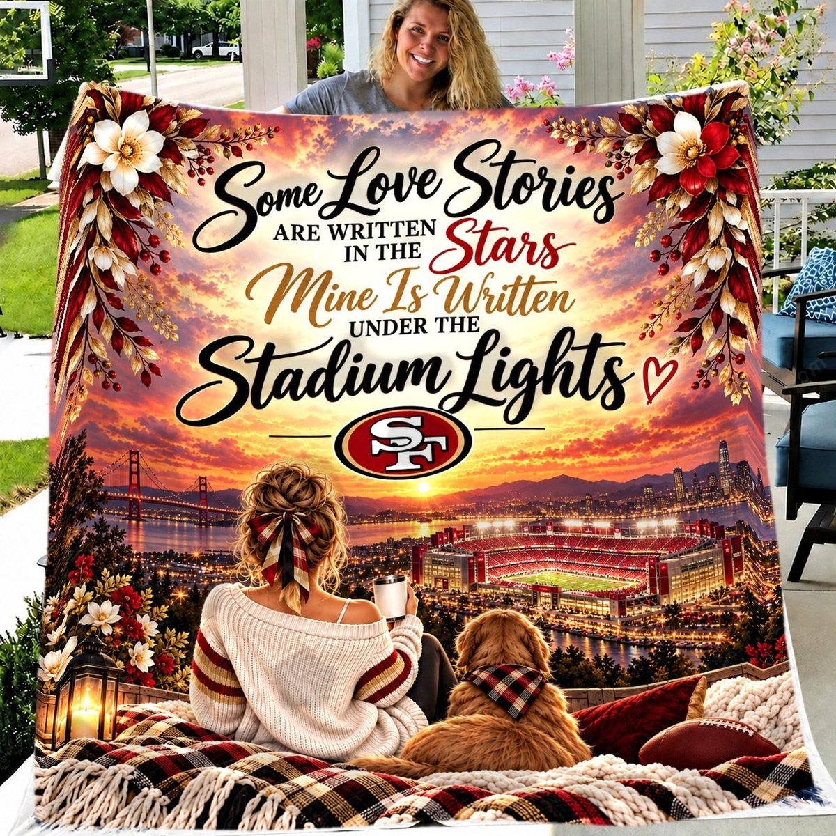San Francisco 49ers Blanket Gift For Fan