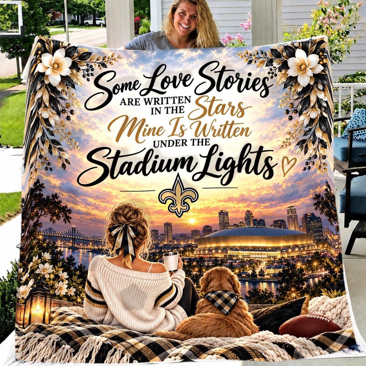 New Orleans Saints Blanket Gift For Fan