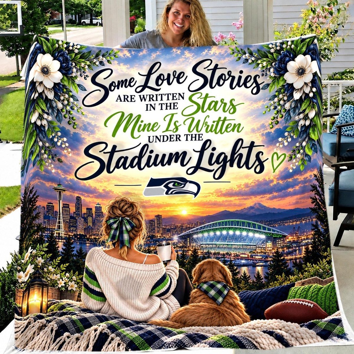 Seattle Seahawks Blanket Gift For Fan