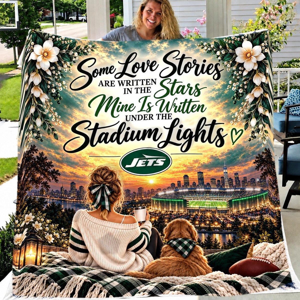 New York Jets Blanket Gift For Fan