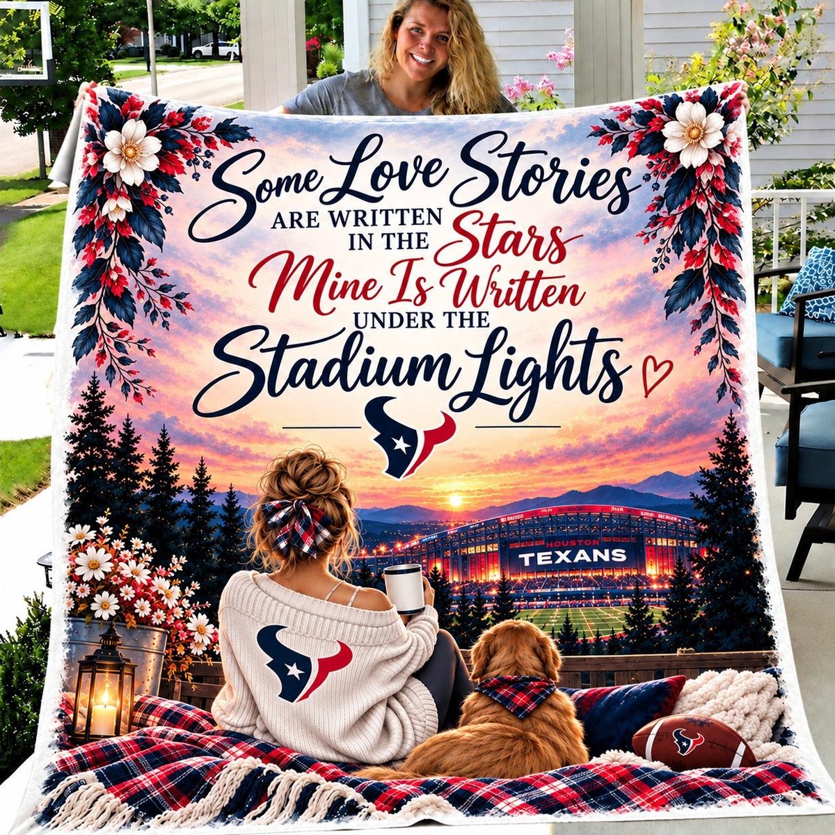 Houston Texans Blanket Gift For Fan