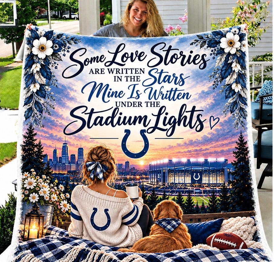 Indianapolis Colts Blanket Gift For Fan