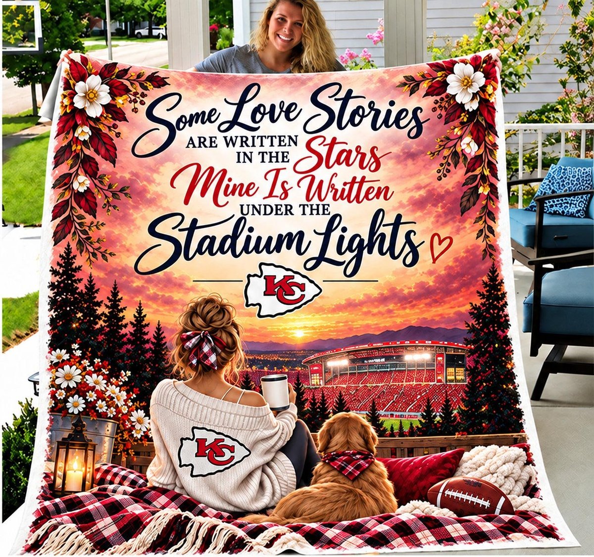 Kansas City Chiefs Blanket Gift For Fan