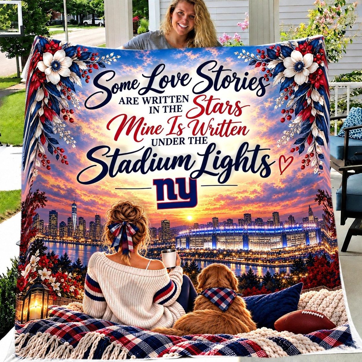 New York Giants Blanket Gift For Fan