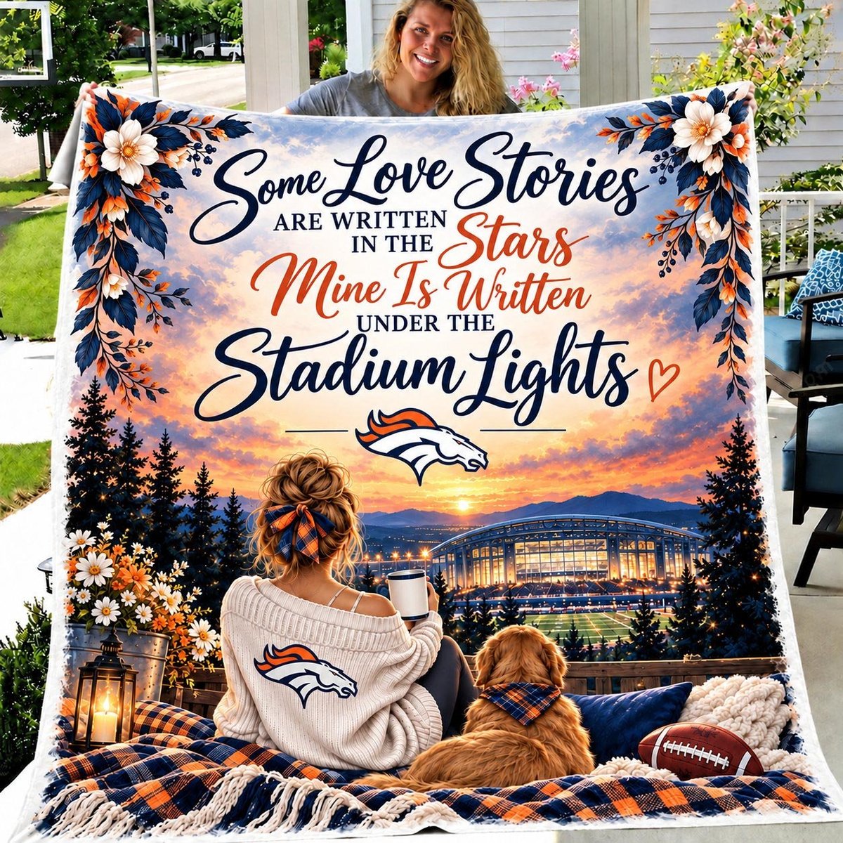 Denver Broncos Blanket Gift For Fan