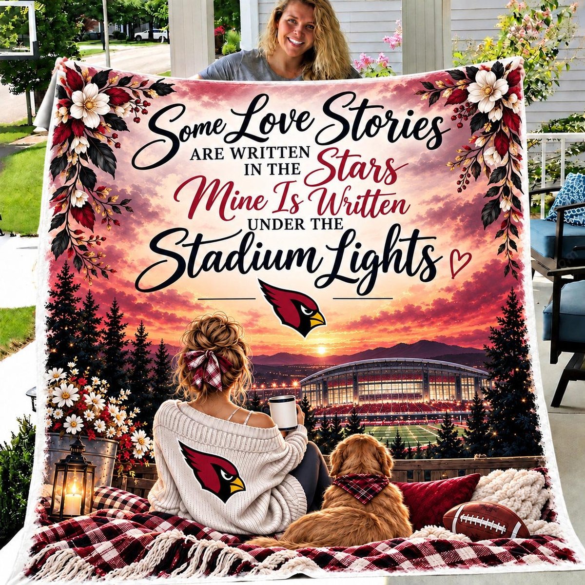 Arizona Cardinals Blanket Gift For Fan