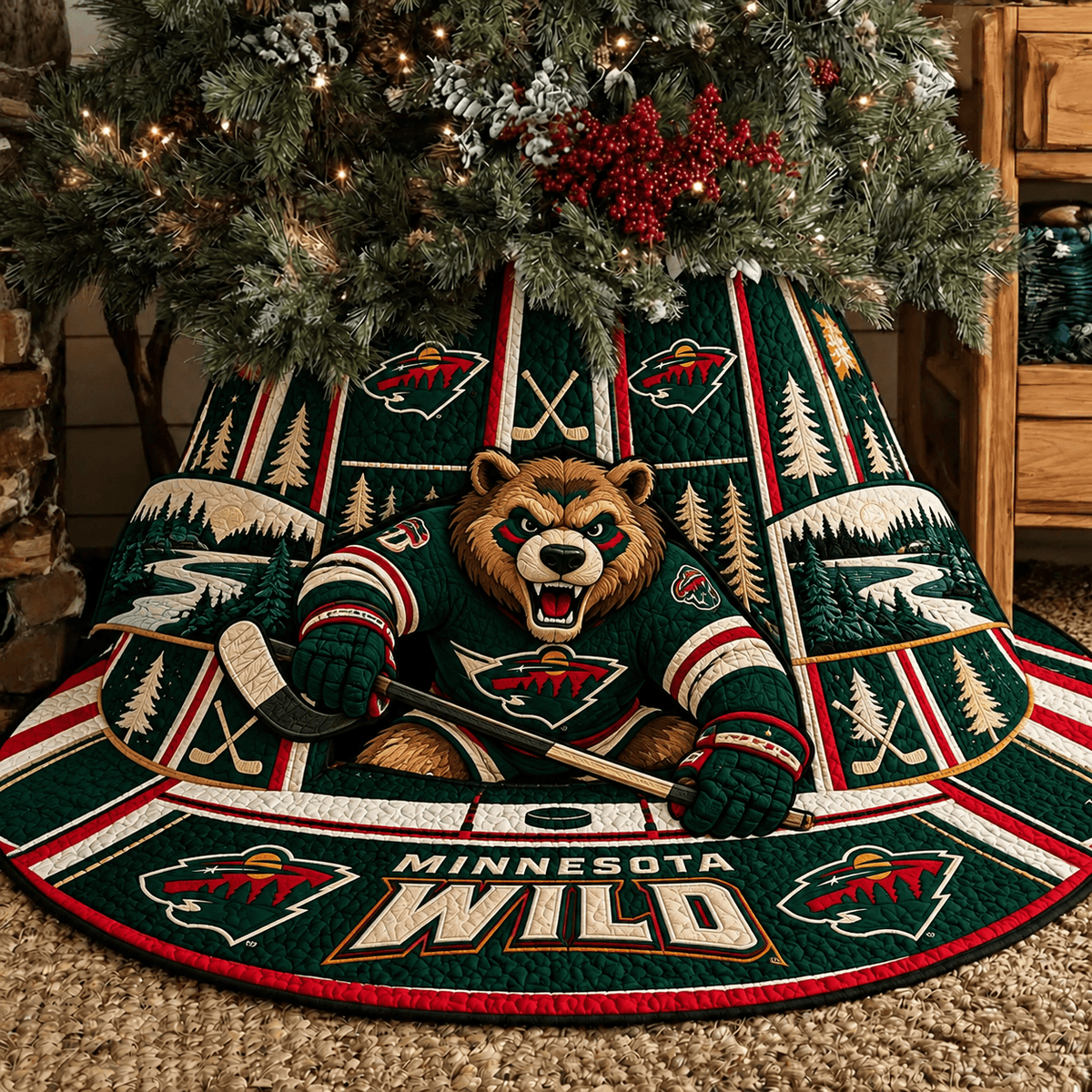 MW x NHL Premium Tree Skirt