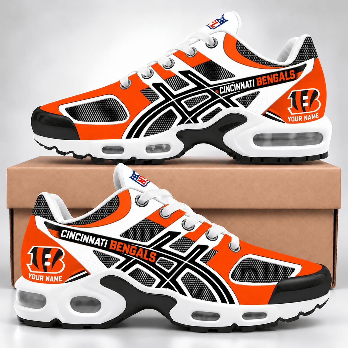 Cincinnati Bengals NFL Personalized Team Air Max Plus Shoes