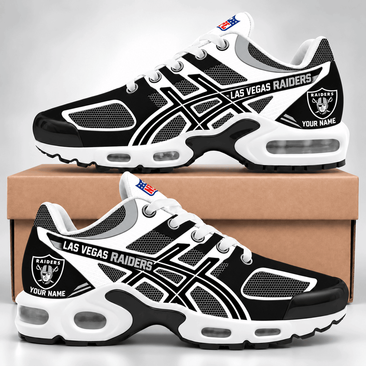 Las Vegas Raiders NFL Personalized Team Air Max Plus Shoes