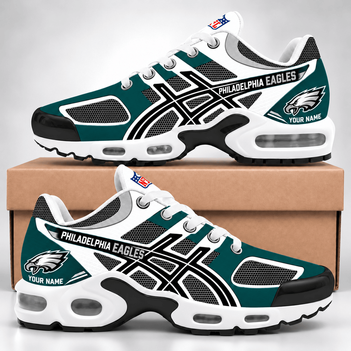 Philadelphia Eagles NFL Personalized Team Air Max Plus Shoes
