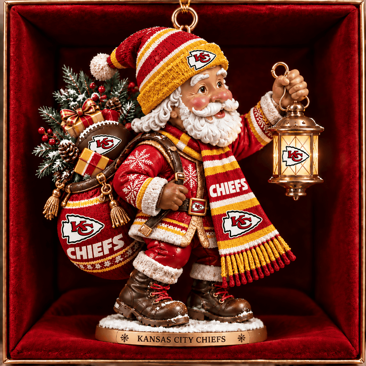 KCC x NFL Santa Claus Ornament Chrismas For Fan