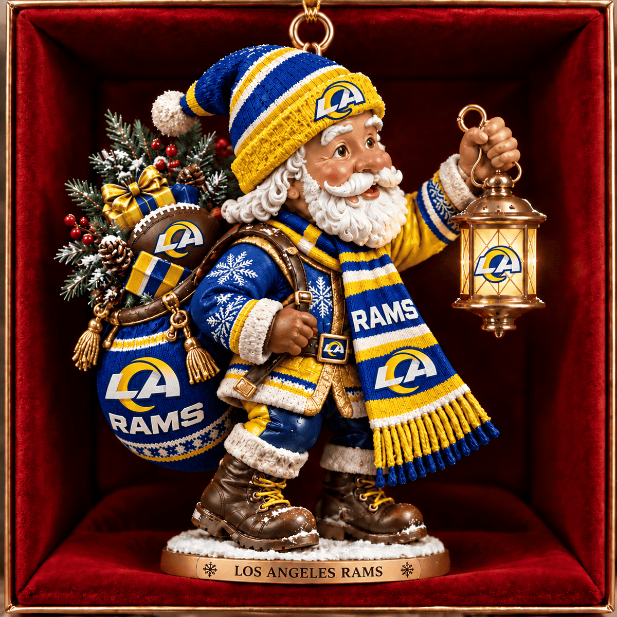 LAR x NFL Santa Claus Ornament Chrismas For Fan