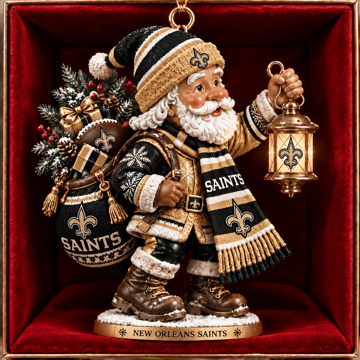 NOS x NFL Santa Claus Ornament Chrismas For Fan