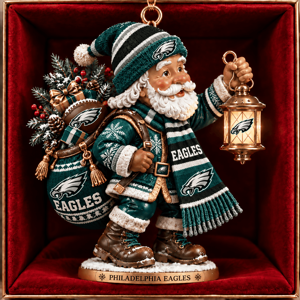 PE x NFL Santa Claus Ornament Chrismas For Fan