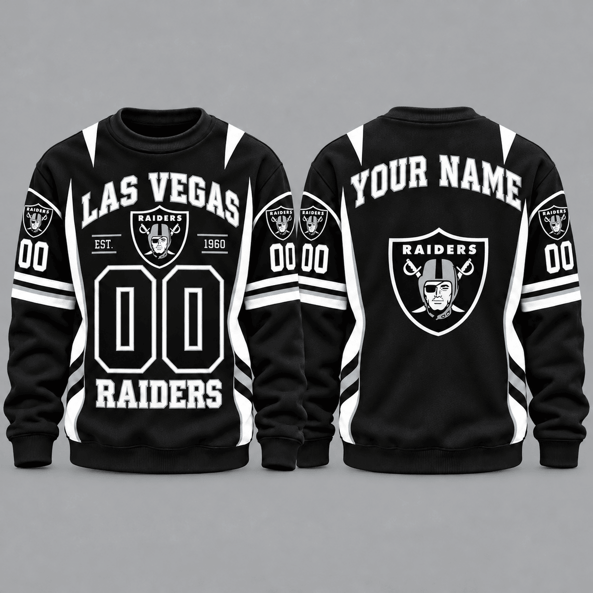 Las Vegas Raiders NFL Personalized Team Sweatshirt