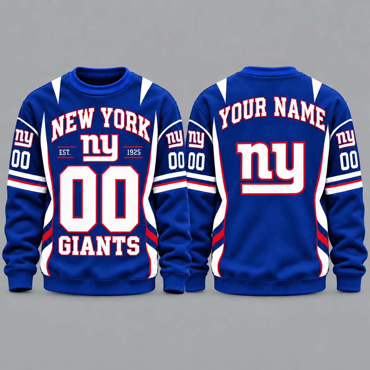 New York Giants NFL Personalized Team Sweatshirt