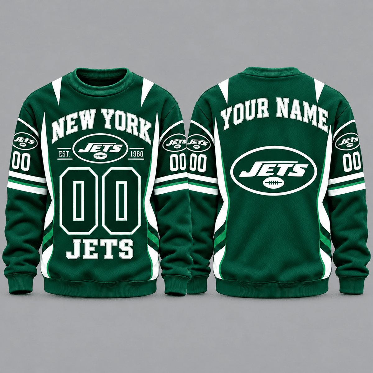 New York Jets NFL Personalized Team Sweatshirt