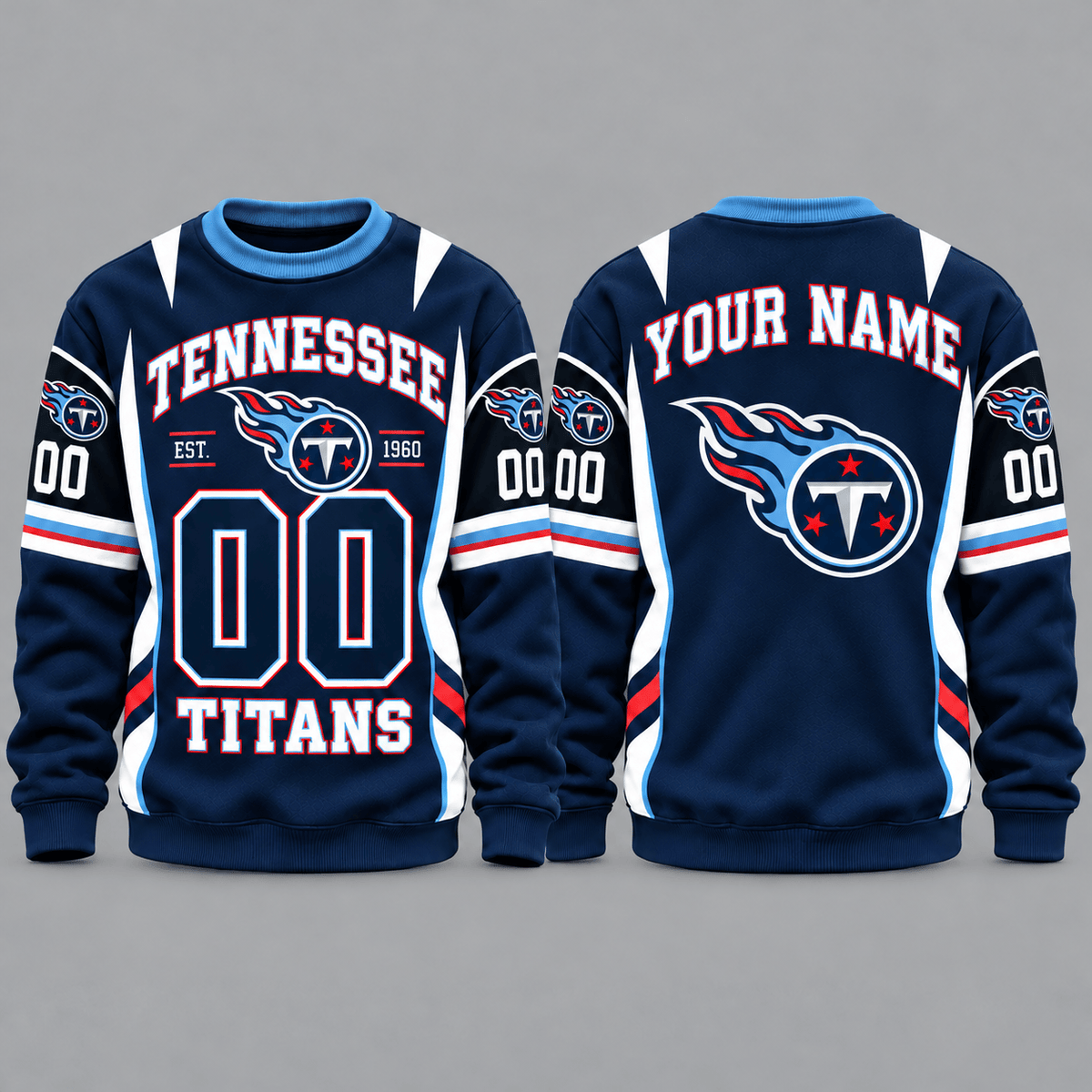 Tennessee Titans NFL Personalized Team Sweatshirt