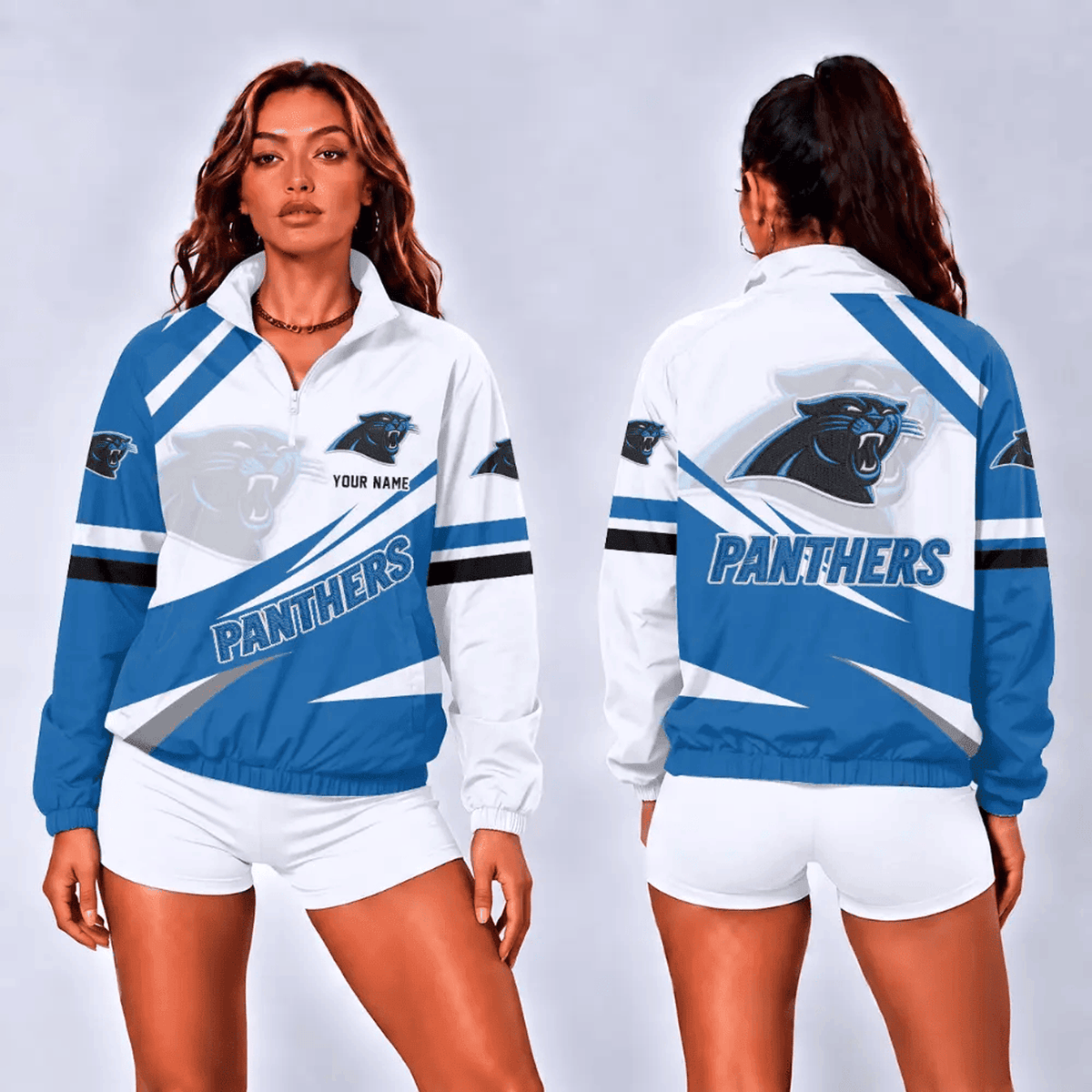 CAR x NFL Retro Colorblock Quarter Zip Jacket