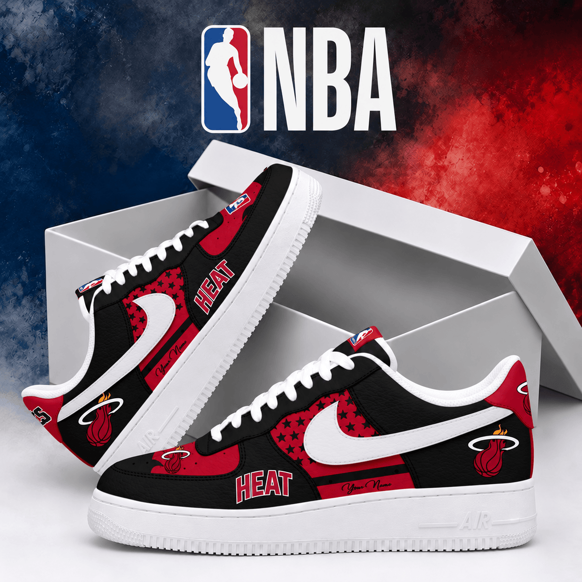 Miami Heat ⭐ NBA Personalized Air Low Top Shoes